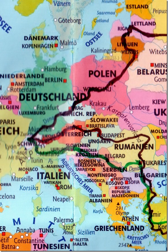 Reise 2015 Europa Asien