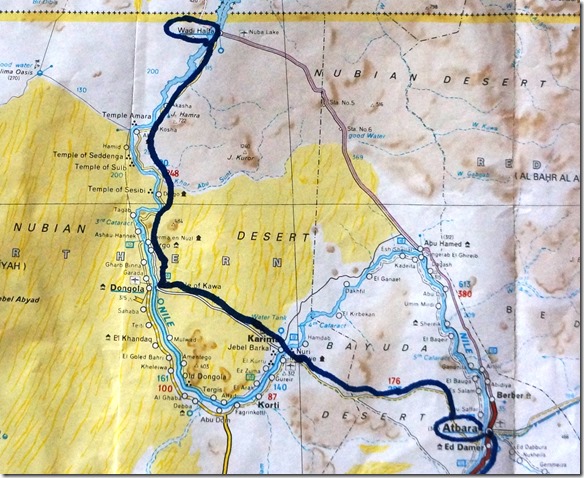 2973 Atbara - Wadi Halfa (Lake Aswan)