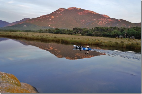 1777 der Fluss der dem Camp den Namen gibt = Tidal River