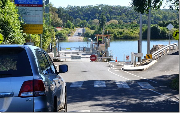 1940 auf dem Weg von Katoomba NP mussten wir 2x die F&auml;hre benutzen