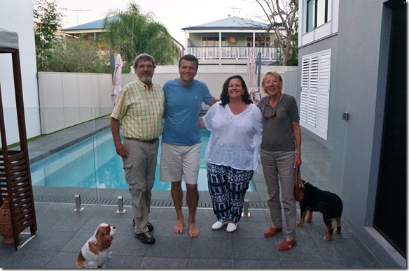 1991 zusammen mit Chantal und Gideon in derem sch&ouml;nen Haus