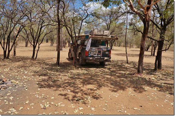3152 wenigstens gibt es einwenig Schatten auf dem Ellenbrae Camp