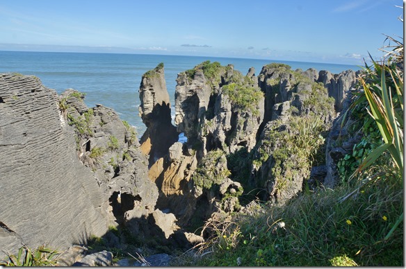 2250 die Küste ist sehr ausgewaschen, denn das ganze Gestein ist wie ganz Neuseeland nicht alt in der ganzen Erdgeschichte gesehen