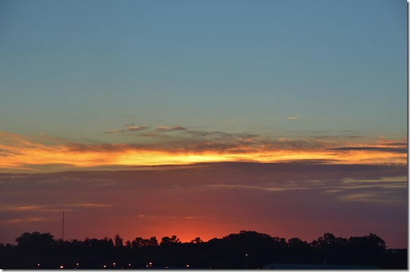 a1734 ein letzter Sonnenuntergang auf der Grande America