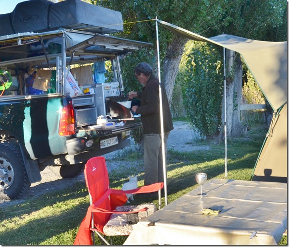 a2231 die Gusspfanne, das Geschenk des Pilzvereins kommt selbstverständlich wieder zum Einsatz