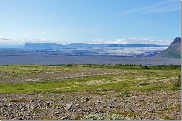 1912 eine riesenbreite Gletscherzunge ebenfalls ein Ausläufer des Vatnajökuls